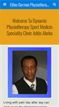 Mobile Screenshot of ethio-physiotherapy.com