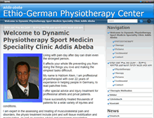 Tablet Screenshot of ethio-physiotherapy.com